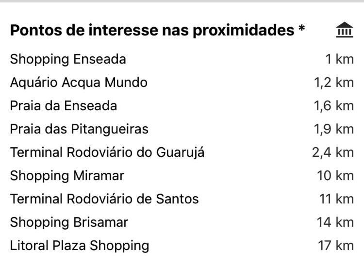Apartamento Guaruja 12 Eksteriør bilde